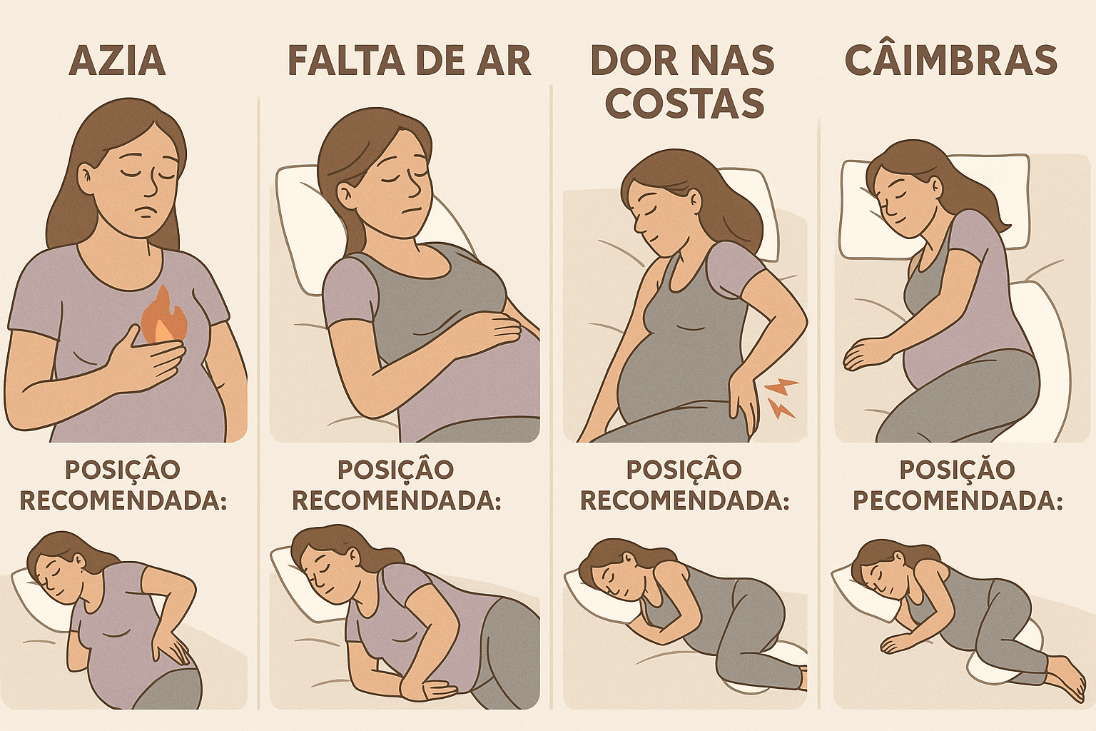 Qual a melhor posição para dormir na gravidez? Guia completo para ...