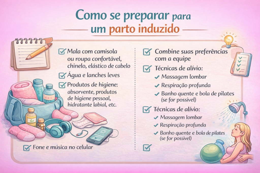 como se preparar para parto induzido com tranquilidade