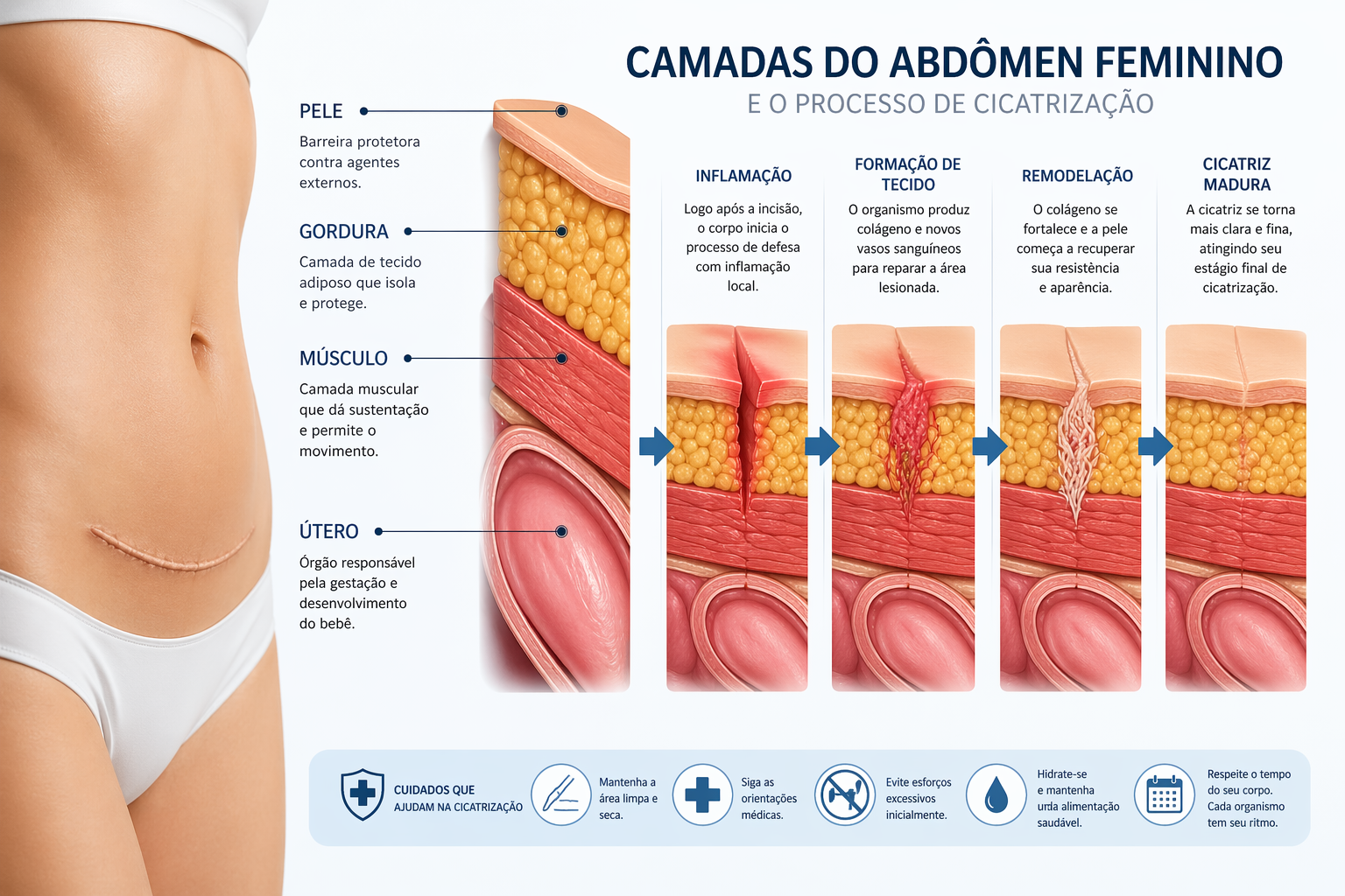 Quanto Tempo a Cesárea Cicatriza Por Dentro? Guia Completo da Recuperação Interna